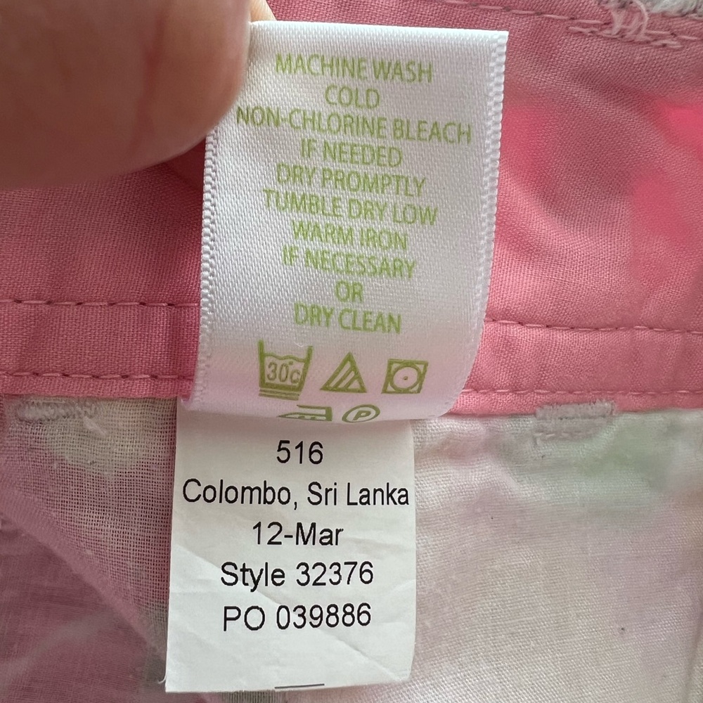 Lilly Pulitzer Floral Print Cotton Shorts in Pink, Green, Yellow, Red, Blue - Picture 7 of 9